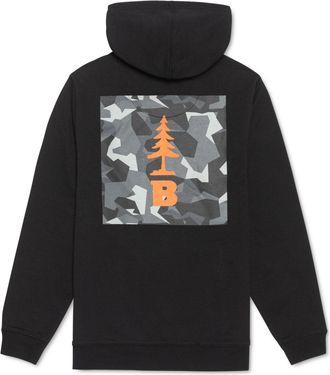 G.H. Bass & Co. Mens Berkshire Camo Logo Fleece Hoodie