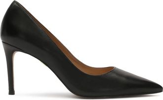 Kazar Klassieke zwarte natuurlederen stilettos - Dames - Pumps - Zwart - 40 EU - Leer - Schoenen