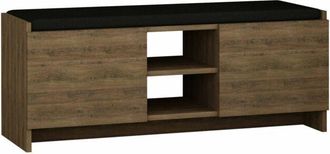 Dmora Zapatero Dbarrec, Zapatero, Armario De Entrada Multiusos, Zapatero, 110x37h43 Cm, Roble - Dmora