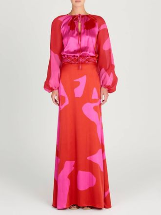 Silvia Tcherassi Messina Dress In Red/pink