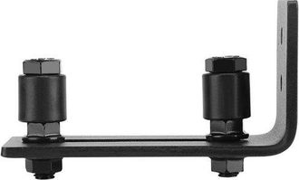 OEM Tope Para Riel De Puerta Corredera, Rodillo De Soporte De Montaje En Pared Ajustable, Tope Para Puerta Corredera De Armario Negro, Negro