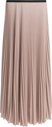 Semper Geplooide Rok - Dames - Maxi Rokken - Roze - S - Polyester - Rokken