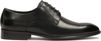 Kazar Bezoekende open teen halfschoenen - Heren - Nette schoenen - Zwart - 46 EU - Leer - Schoenen