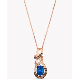 Le Vian Ladies Best Sellers Pendant Necklace set in 14K Strawberry Gold TSKP 12
