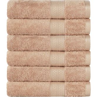Superior 6-Pack Hand Towel Set in Sand at Nordstrom Rack