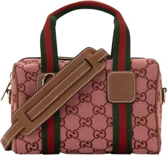 Gucci Schoudertas - Dames - Handtassen - Roze - ONE Size - Leer - Tassen
