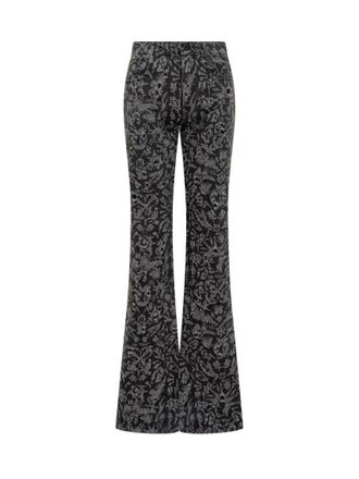 Off-white Black Flared High Rise Jeans