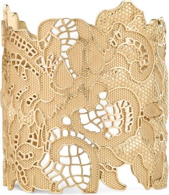 Jimmy Choo London Armband met uitgesneden kant - Goud