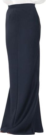 Max Mara Rimini Skirt - Dames - Maxi Rokken - Blauw - S - Satijn - Rokken