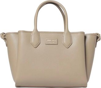 Emporio Armani Medium Shopper Tas met Palmellato Finish - Dames - Shoppers - Beige - ONE Size - Tassen