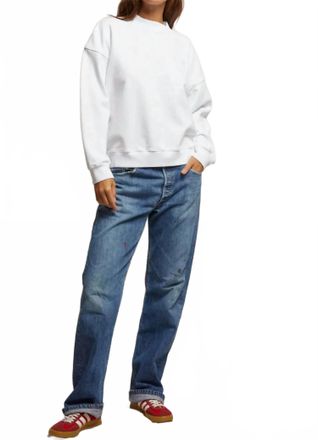 perfectwhitetee Womens Blake Sweatshirt In White