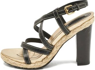 Louis Vuitton Sandali in pelle - Nero