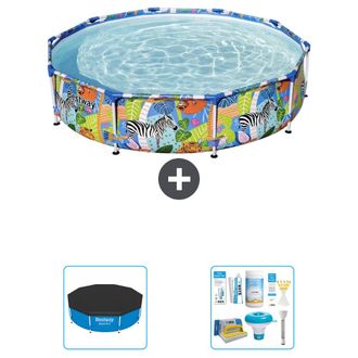 Bestway Piscina Bestway Steel Pro Redonda - Selva - 305x66 Cm - 5-piezas S22741