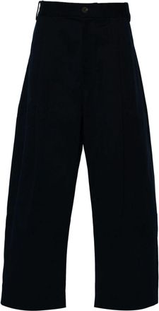 STUDIO NICHOLSON Sorte trousers - men - Cotton - L - Blue