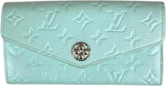 Louis Vuitton Pre-owned Wallets, female, Blue, Size: ONE SIZE Pre-owned Canvas Wallet