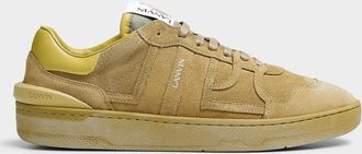 Lanvin Mens Suede Clay sneakers Men