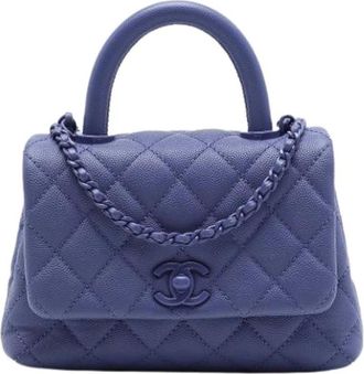 Chanel Borsa a mano Pre-owned Vintage - - Pre-owned - Donna - Viola - ONE SIZE
