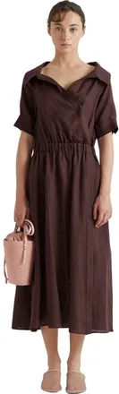 Meimeij Mujer, Vestidos, Marr&oacute;n, Talla: L