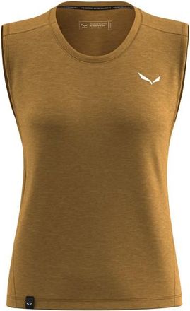 Salewa Eagle Minilogo Alpine Merino Tank Top Merinoshirt f&uuml;r Damen | braun