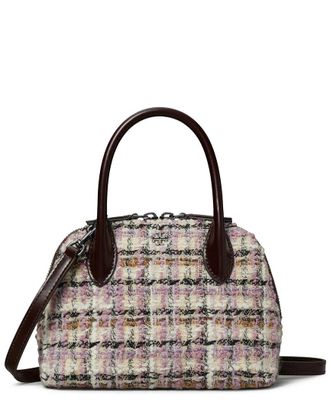 Tory Burch Emerson Tweed Mini Dome Satchel