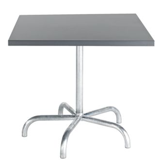 Schubiger M&ouml;bel Metalltisch S&auml;ntis Quadratisch