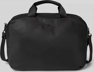 Emporio Armani Rucksack mit Label-Detail in Black, Gr&ouml;&szlig;e 1