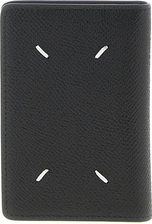 Maison Margiela Stitching Portafogli Nero-Donna