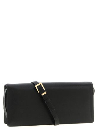 Tom Ford Womens Black Goatskin Shoulder Bag