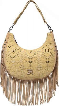 Ermanno Scervino Hobo Terra Canvas Sangallo - Beige
