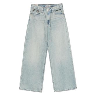 Levi's XL Straight Jeans - Dames - Loose Fit Jeans - Blauw - W27 L31 - Katoen - Jeans