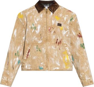 Moschino Denimjack met vintage effect - Heren - Spijkerjassen - Beige - M - Denim - Jassen