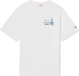 MC2 Saint Barth Portofino Man T-Shirt - Heren - T-shirts - Wit - L - Katoen - Tops
