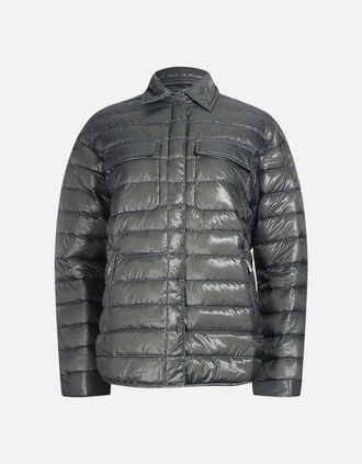 Parajumpers Womens Parajumpers Petronel Rock Grey Down Jacket - Size: 10/8