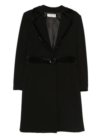 A.N.G.E.L.O. Vintage Cult 1960s buttoned coat - women - Wool/Acrylic/Cupro - S - Black