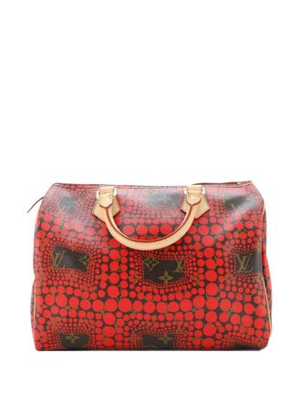Louis Vuitton Speedy Handbag Limited Edition Kusama Town Monogram Canvas 30 satchel - Bruin