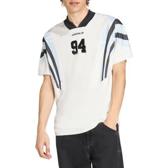 adidas Santiago AOP Infill Soccer Jersey in Cloud White// at Nordstrom, Size Xx-Large R