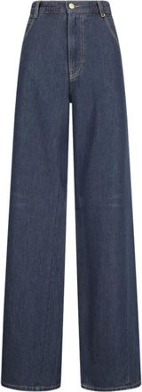 Darkpark Wijde Jeans - Dames - Loose Fit Jeans - Blauw - W30 - Jeans