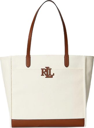 Lauren Ralph Lauren Cmryn lg tt-tote-large-canvas/ntrl sm