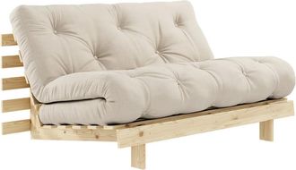 Karup Design Design - Roots Schlafsofa, 140 x 200 cm, Kiefer natur / beige (747)