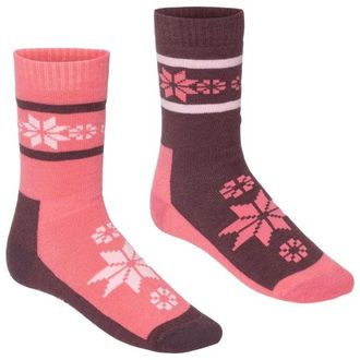 Kari Traa Rusa Sock 2-Pack Wintersocken f&uuml;r Damen | rosa