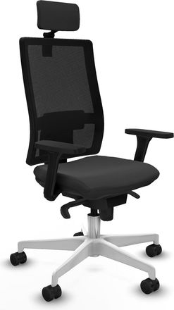 Piqueras y Crespo Sedia Da Ufficio Piqueras Y Crespo Horna Nero Schiuma