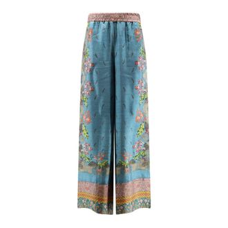 Pierre-Louis Mascia Wide Trousers, female, Blue, Size: S Aloe Trousers