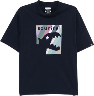 Sport b. T-shirt met print - Blauw