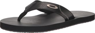 Oakley Mens Burke Flip Flop, Blackout, 10 UK