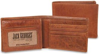 Jack Georges Voyager Bifold Wallet with ID Flap in Honey at Nordstrom