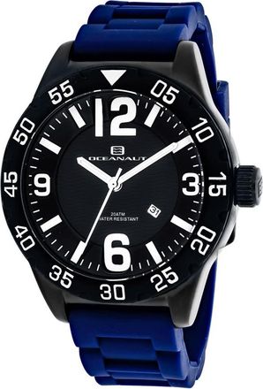 Oceanaut Aqua One Quartz Black Dial Mens Watch OC2713