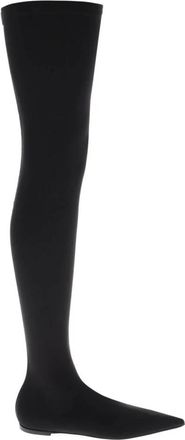 Dolce & Gabbana Over-knee Boots - Dames - Over de knie laarzen - Zwart - 36 1/2 EU - Schoenen