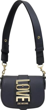 Love Moschino Medium Shoulder Bag - Dames - Schoudertassen - Zwart - ONE Size - Tassen