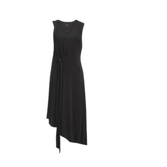 Pinko Glanzende Jersey Jurk - Dames - Casual kleedjes - Zwart - S - Kleedjes