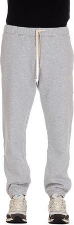 Autry Comfort-Fit Cotton Sweatpants with Drawstring Waist and Logo